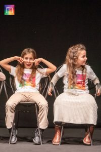 flaminia e lia lezione scuola di teatro parioli costanzo